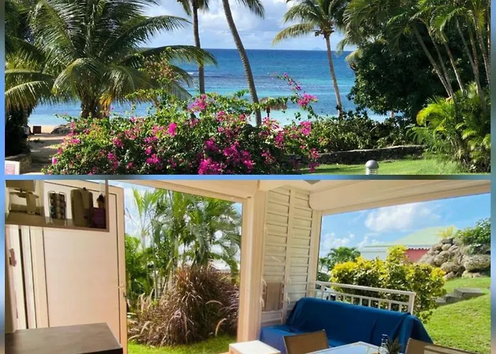 Appartement rez-de-chaussée de villa à 1 minute de la plage